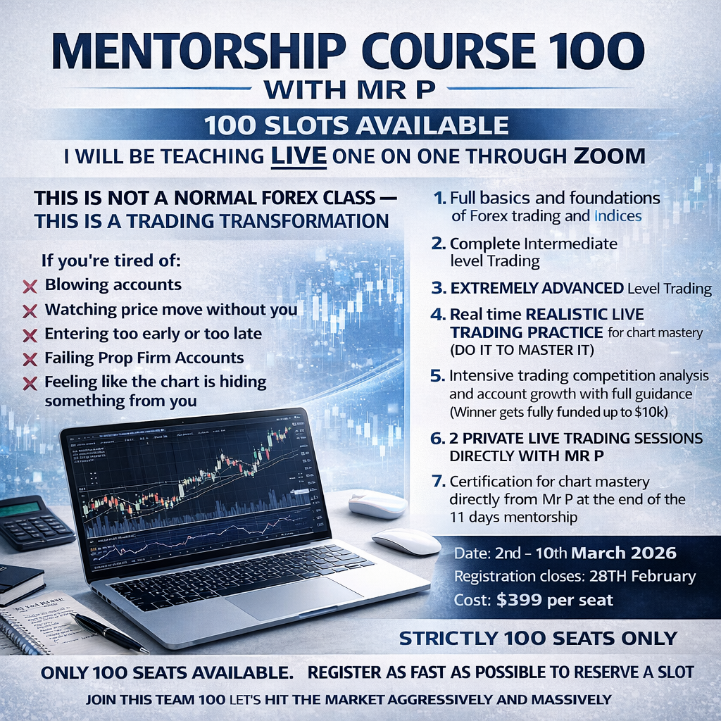 MENTORSHIP COURSE 100 WITH MR P